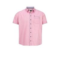 Charles Colby loose fit overhemd DUKE CHATWIN Plus Size roze - thumbnail