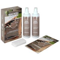 VidaXL Rattan-en-textileenonderhoudsset voor tuinmeubelen 2x250 ml - thumbnail