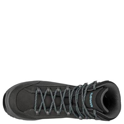 Lowa Renegade Evo GTX Mid S Hoge Wandelschoen Dames Asphalt/Turqoise 6