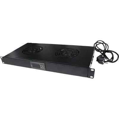 LogiLink FAU04FB 19 inch 4 x Geaarde contactdoos Zwart