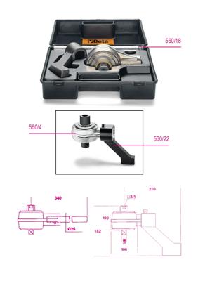 Beta 560/22-Reaktie Voet - 005600022