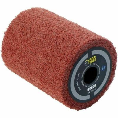 Spazzola in fibra sintetica Ø80mm - L 100mm per levigare / lucidare / satinare