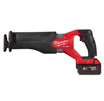 Milwaukee M18 FSZ-502X Accu Reciprozaag 18V 5.0Ah in HD-box - 4933478291