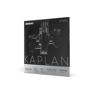 D'Addario Kaplan Vivo KV310 4/4 Medium vioolsnaren set D'Addario Kaplan Vivo KV310 4/4 Medium vioolsnaren set