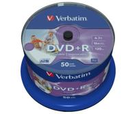 Verbatim DVD + R 4.7GB - 16x brandsnelheid, bedrukbaar, 50 Pack Spindle - thumbnail