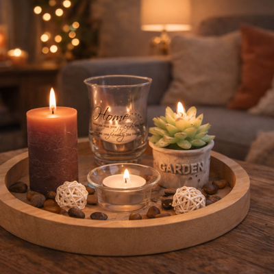 Natuurlijk houten decoratiebord - Duurzaam - Tijdloos design