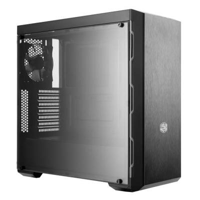 MasterBox MB600L - Midtowermodel - ATX - geen voeding (ATX) - USB/Audio - zwart met gunmetal rand - zonder ODD MasterBox MB600L - Midtowermodel - ATX - geen voeding (ATX) - USB/Audio - zwart met gunmetal rand - zonder ODD
