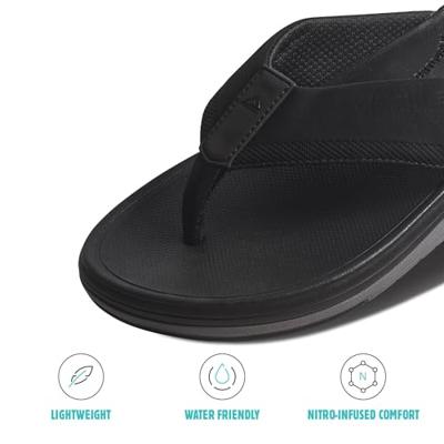 REEF Cushion Norte Slipper Heren Dark Grey 9