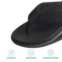 REEF Cushion Norte Slipper Heren Dark Grey 9 - thumbnail