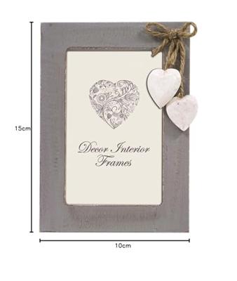 ZEP HHP046 Wissellijst Papierformaat: 10 x 15 cm Grijs