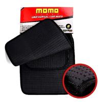 Vloermattenset voor auto Momo 015 Wit/Zwart 4 uds - thumbnail