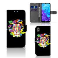 Huawei Y5 (2019) Leuk Hoesje Lion Color - thumbnail