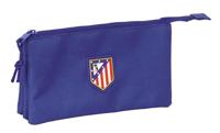 Pennenetui met 3 vakken Atlético Madrid Donkerblauw 22 x 12 x 3 cm - thumbnail