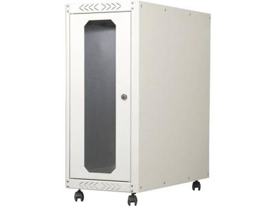 Digitus DN-CC 9001 mit Glastür PC-kast (b x h x d) 300 x 650 x 600 mm Grijs-wit (RAL 7035)