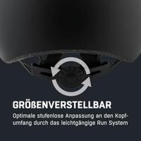 Alpina sports urban helm brooklyn 52-57 mat zwart/geel - thumbnail