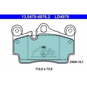 Low dust Keramische remblokken 13047049762