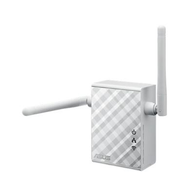 Access point Repeater Asus 90IG01X0-BO2100 N300 10 / 100 Mbps 2 x 2 dBi Wit Zwart - thumbnail