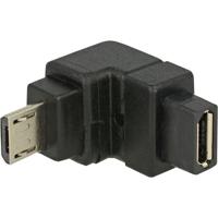 Delock USB 2.0 Adapter [1x Micro-USB 2.0 B stekker - 1x Micro-USB 2.0 B bus] 65668 - thumbnail