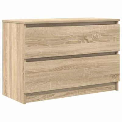 Tv-meubel 80x35x54 cm spaanplaat sonoma eikenkleurig