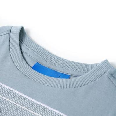 Kindershirt met lange mouwen doelprint 92 lichtblauw Kindershirt met lange mouwen doelprint 92 lichtblauw