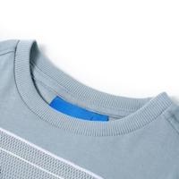 Kindershirt met lange mouwen doelprint 92 lichtblauw - thumbnail