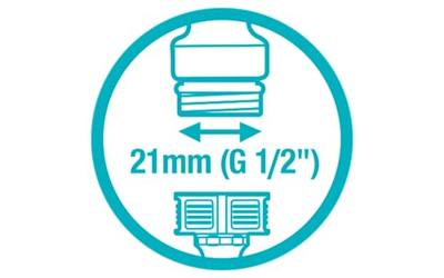 GARDENA 18220-20 neu Kunststof Kraanverbinding 13 mm (1/2) Ø