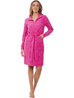 Felroze badstof badjas Rebelle - thumbnail