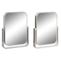 Spiegel met Ondersteuning DKD Home Decor Beige Grijs Crème polyestyreen 15 x 2,5 x 19,2 cm (2 Stuks) - thumbnail