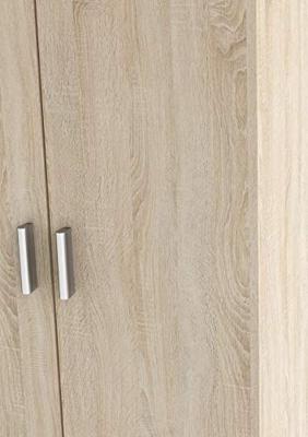 Schoenenkast Cabinet - eikenkleur - 108,4x54,6x35,3 cm - Leen Bakker