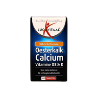 Lucovitaal Oesterkalk calcium tabletten 100 Tabletten - thumbnail