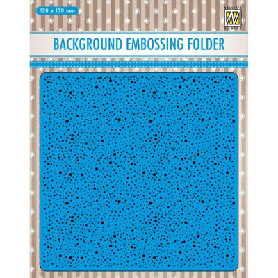 Nellie's Choice • 3d embossing folder achtergrond stippen 15x15cm
