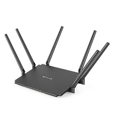 Talius TAL-RT2100GLAN WLAN-router Gigabit 2100 Mbps, dual-band, 4 poorten, 6 antennes