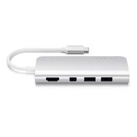 Satechi ST-TCMM8PAS USB-C dockingstation - thumbnail