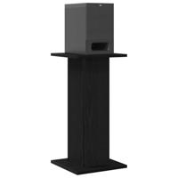 VidaXL Luidspreker standaards 2 pcs zwart eiken 30 x 30 x 60 cm - thumbnail