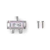 Satelliet F-splitter | Max 6,5 dB demping | 5 - 2400 MHz | 2 uitgangen - thumbnail