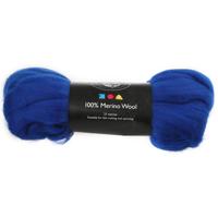 Creativ Company Merino wol, dikte 21 my, koningsblauw, 100 gr/ 1 doos - thumbnail