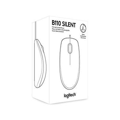 Logitech b110 silent muis - thumbnail
