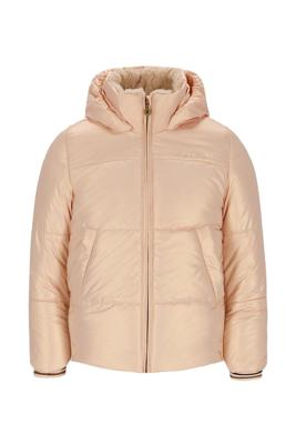 Like Flo winter winterjas meisjes - oranje - Aelin - kort, capuchon