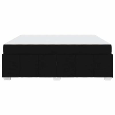 Bedframe met matras Zwart 180 x 200 cm Stof