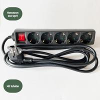 Stekkerdoos BRASQ 5 voudig 1.4 meter zwart - thumbnail