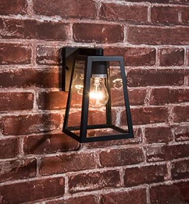 Lutec Strakke wandlampFia zwart - 5290903012