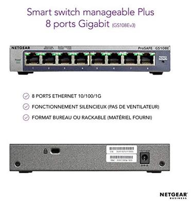 Switch Netgear GS108E-400EUS