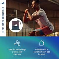 Elastische Weerstandsbanden Adidas ADTB-10711-2-NL Paars - thumbnail