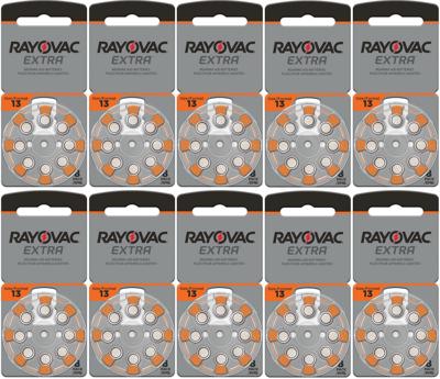 Rayovac gehoorapparaat batterijen Type 13 (oranje) - 10 x 8 stuks
