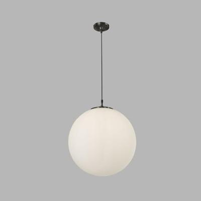 Searchlight Glazen hanglampAtom Ø 30cm met zwart - 6088