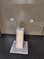 FLAMINGO kattenmeubel lara 35x35x68 cm grijs - thumbnail