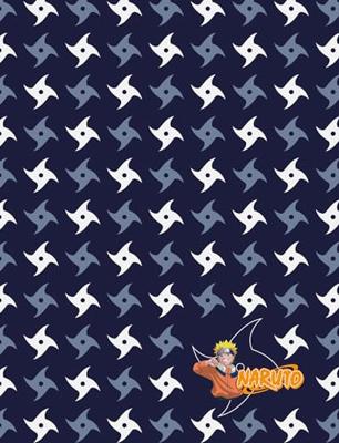 Naruto shurikens fleece plaid 180 x 200 cm - polyester Naruto shurikens fleece plaid 180 x 200 cm - polyester