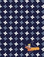 Naruto shurikens fleece plaid 180 x 200 cm - polyester - thumbnail
