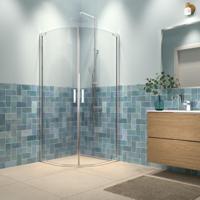 Sealskin Inc. douchecabine kwartrond 90x90x200cm zilver hoogglans - thumbnail