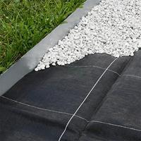 Worteldoek 1x10 meter zwart - thumbnail